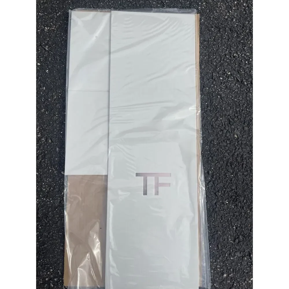Tom Ford Crème Empty Gift Box Collapsible, Authentic 8” x 8” x 4”